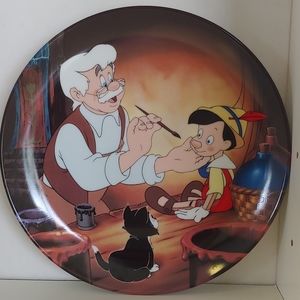 Geppetto Creates Pinocchio Collector's Plate No. 3244 A